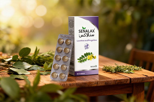 تصویر قرص سنالاکس ایران داروک 30 عددی روی سطح سفید