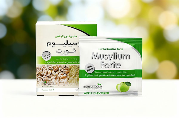 ساشه موسیلیوم فورت ایران داروک روی سطح سفید