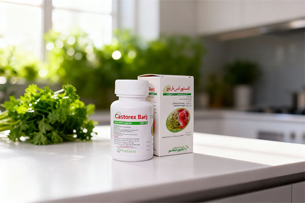 کپسول کاستورکس باریج اسانس برای بهبود یبوست