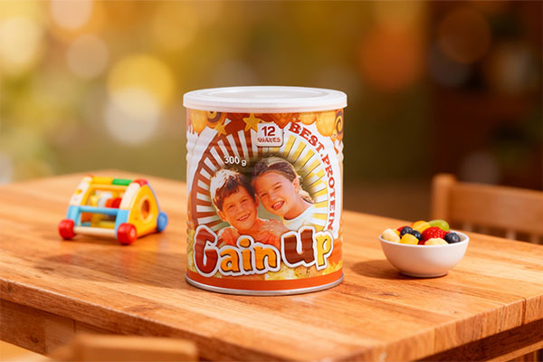 پودر گین آپ کودکان کارن در محیط کودکانه