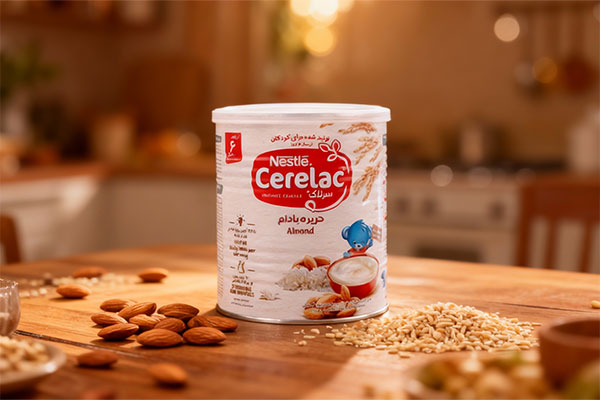 ترکیبات طبیعی سرلاک حریره بادام نستله