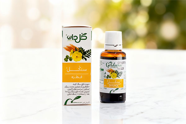 قطره سنکل گل دارو برای دفع سنگ کلیه