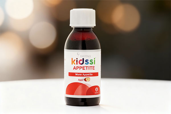 تصویر شربت کیدزی اپتایت دایونیکس فارما با طعم سیب برای کودکان