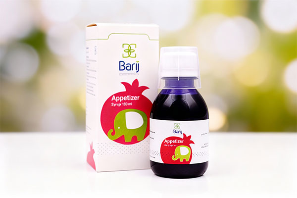 شربت اشتها آور کودکان باریج اسانس برای افزایش اشتها