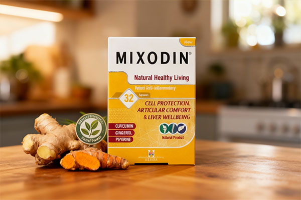 کپسول میکسودین هولیستیکا روی سطح سفید