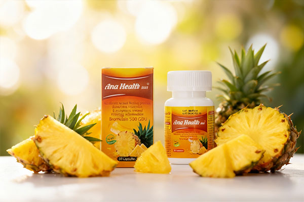 تصویر کپسول آناهلث بی دی آ بهتا دارو روی سطح سفید