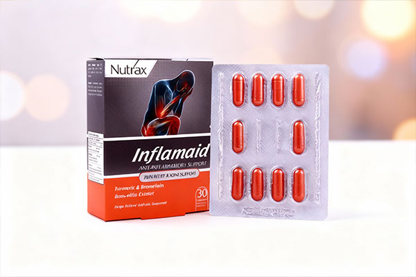 کپسول اینفلامید نوتراکس روی سطح سفید