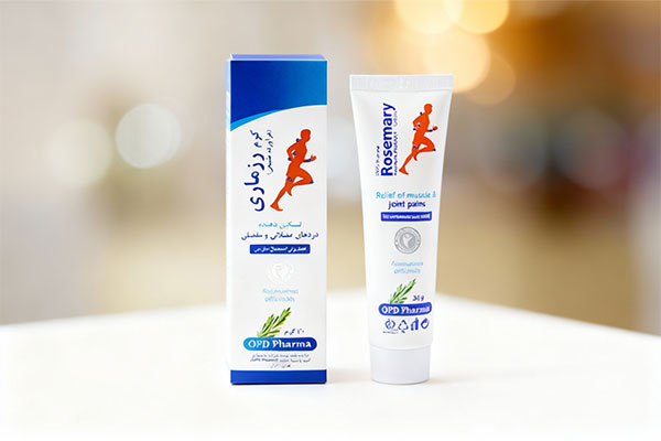 کرم رزماری او پی دی فارما برای تسکین دردهای عضلانی