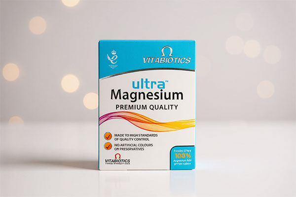 تصویر جعبه قرص اولترا منیزیم ویتابیوتیکس