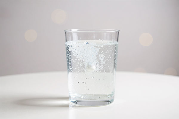 تصویر قرص جوشان کلسیم دی ویتافیز در حال حل شدن در آب