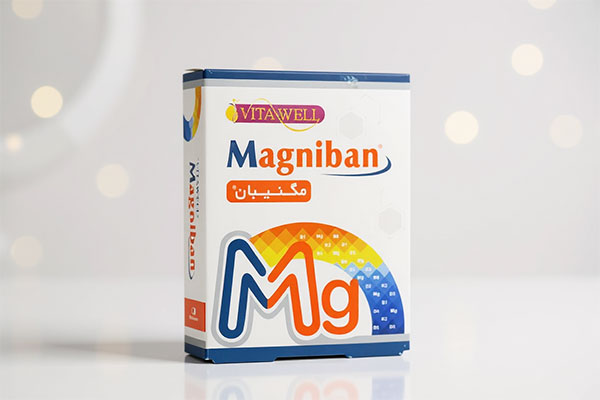 تصویر بسته‌بندی کپسول قرص مگنیبان ویتاول
