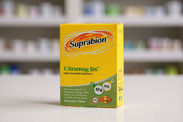 تصویر بستهبندی قرص سیترامگ B6 سوپرابیون