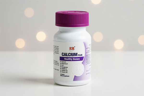 تصویر بسته‌بندی قرص کلسیم پلاس ای اچ فیشر