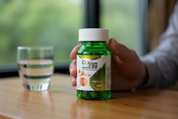 نحوه مصرف کپسول کلسیم اگ های هلث