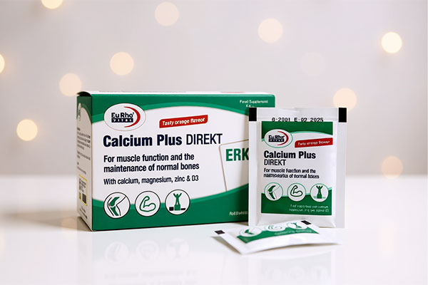 تصویر جعبه ساشه کلسیم پلاس دایرکت یوروویتال