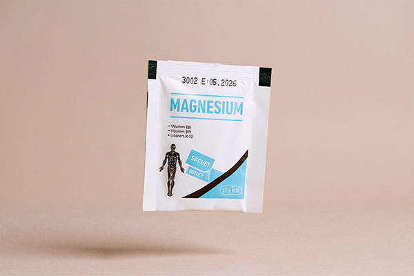 تصویر مصرف ساشه منیزیم فیشر فلکسان روی زبان